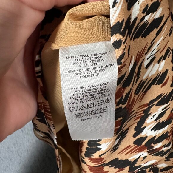 LOFT Outlet Womens M Brown V-Neck Spaghetti Strap Pullover Round Hem Tank Top - Picture 6 of 8